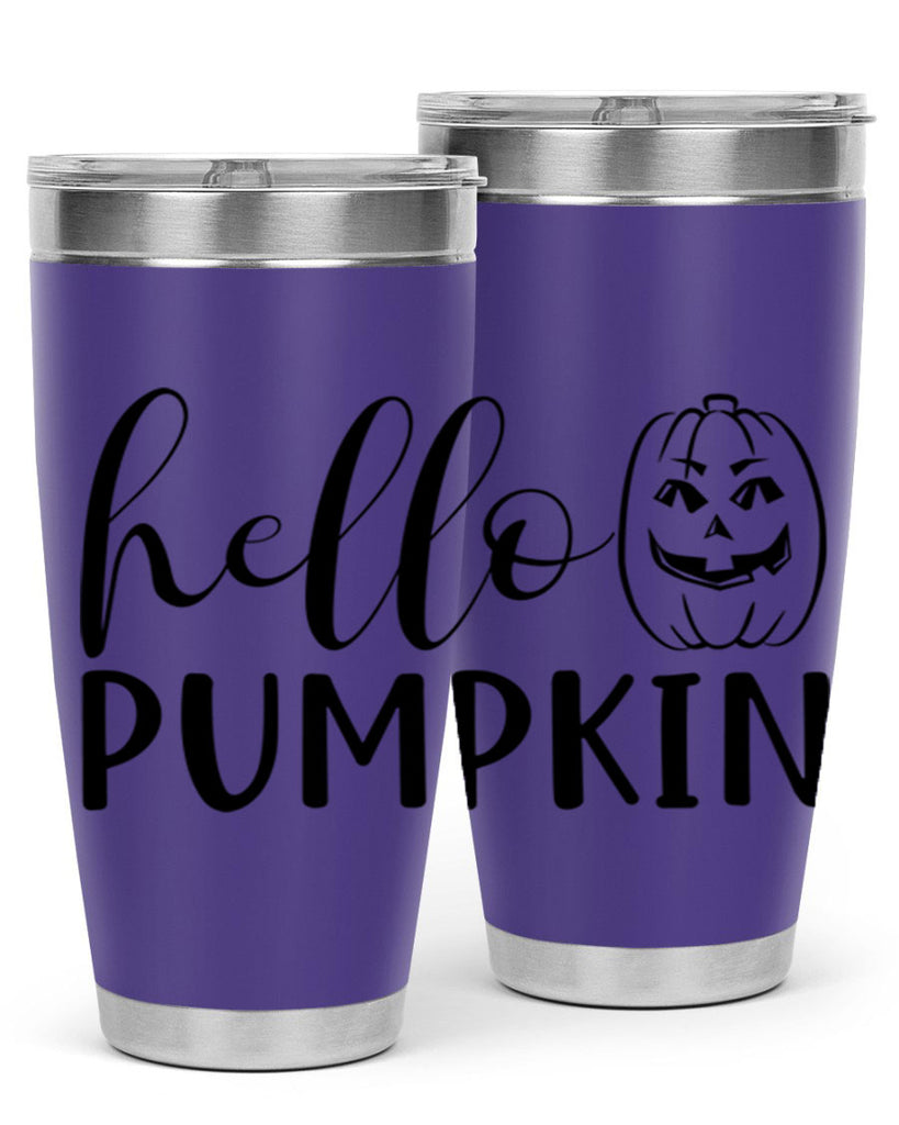 hello pumpkin 287#- fall- Tumbler