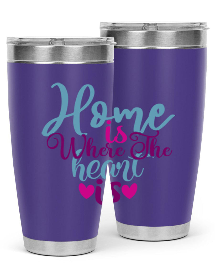 home is where the heart is 29#- family- Tumbler