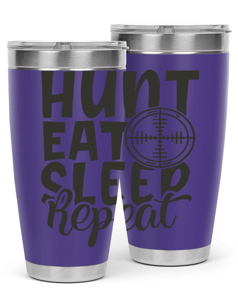 hunt eat sleep repeat 11#- hunting- Tumbler