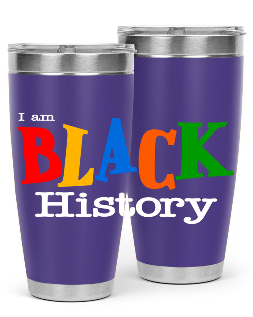 i am black  history 119#- black words phrases- Cotton Tank