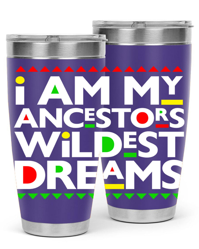 i am my  ancestors wildest dreams 115#- black words phrases- Cotton Tank