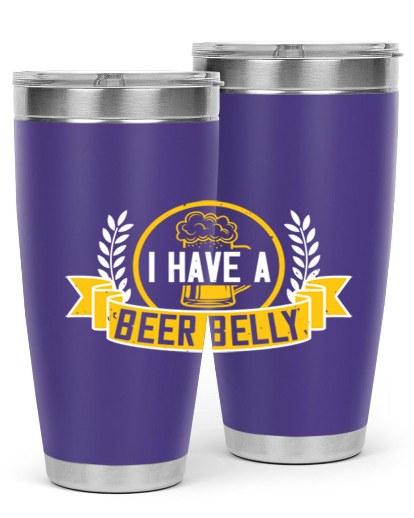 i have a beer belly 79#- beer- Tumbler