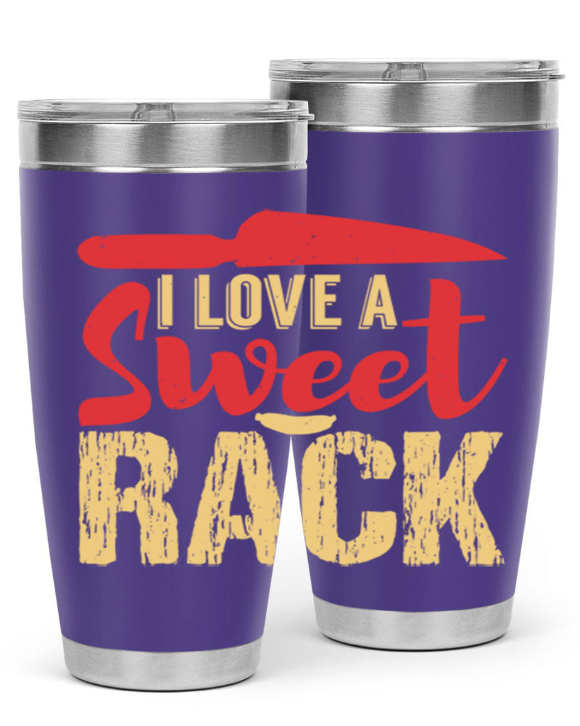 i love a sweet rack 40#- bbq- Tumbler