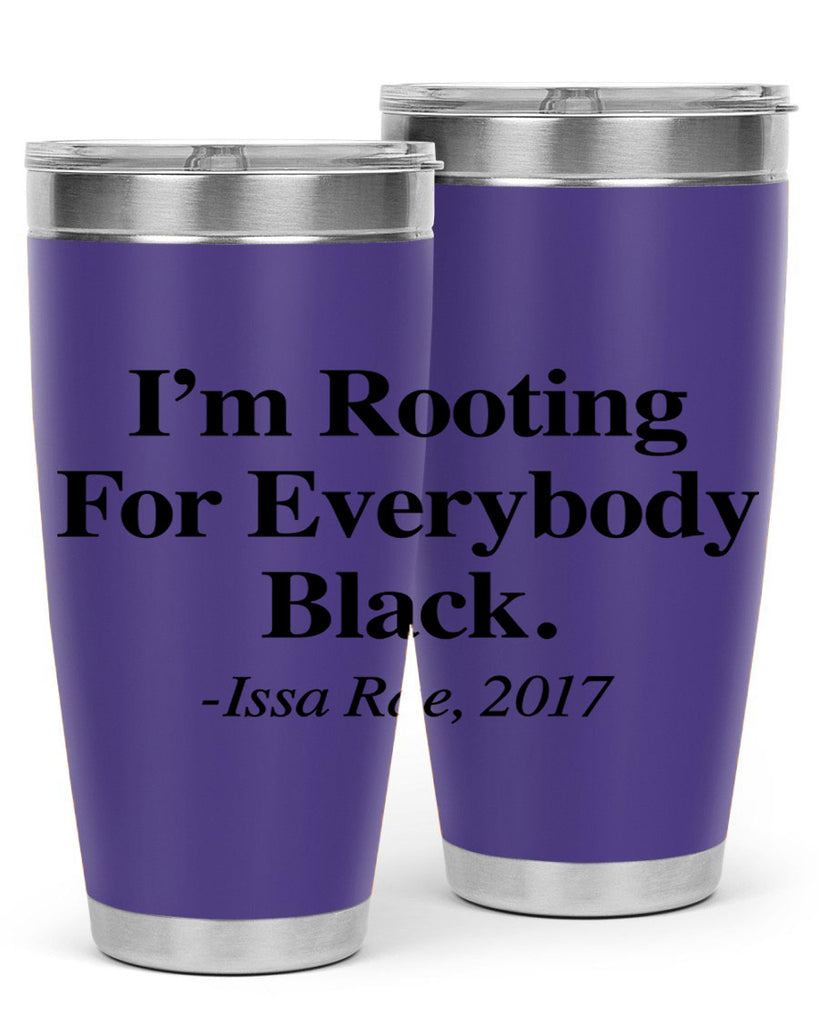 im  rooting for everybody black  109#- black words phrases- Cotton Tank