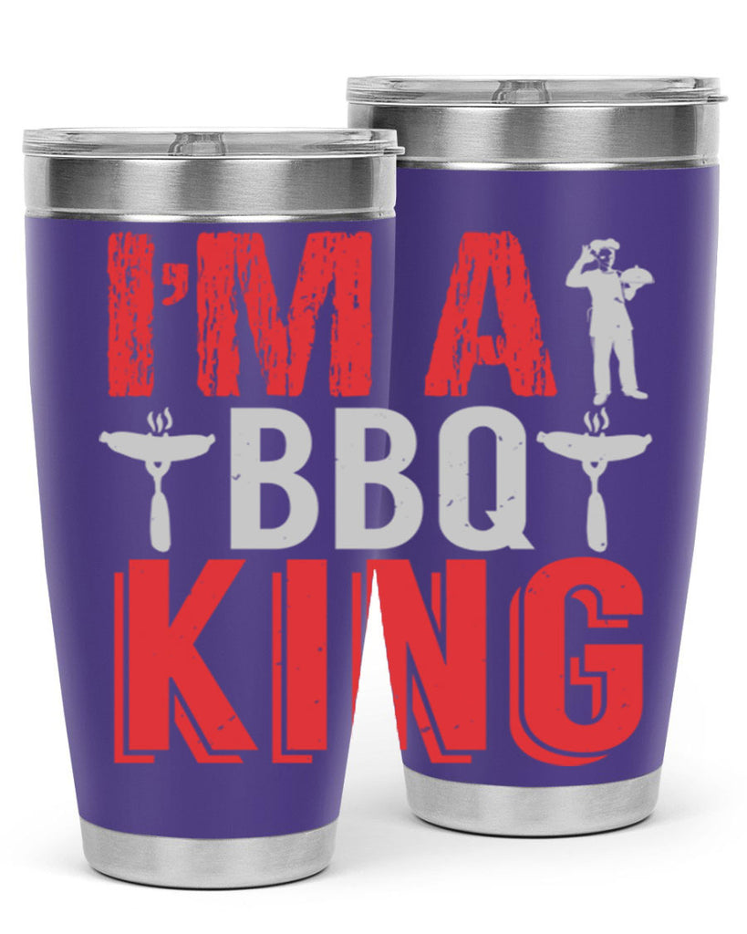 im a bbq king 34#- bbq- Tumbler