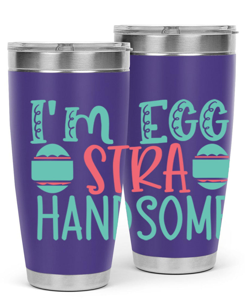 im eggstra handsome 115#- easter- Tumbler