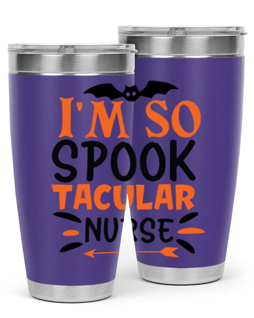 im so spooktacular nurse 111#- halloween- Tumbler