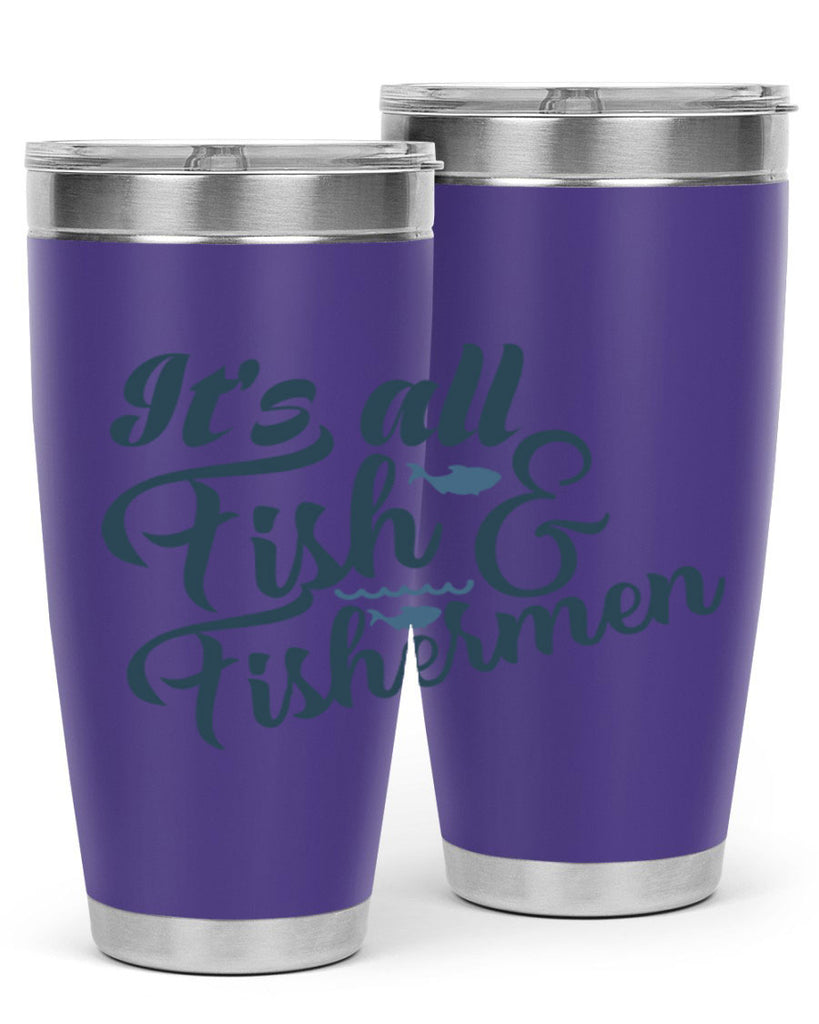 its all fish 80#- fishing- Tumbler