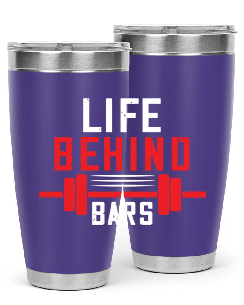 life behind bars 85#- gym- Tumbler