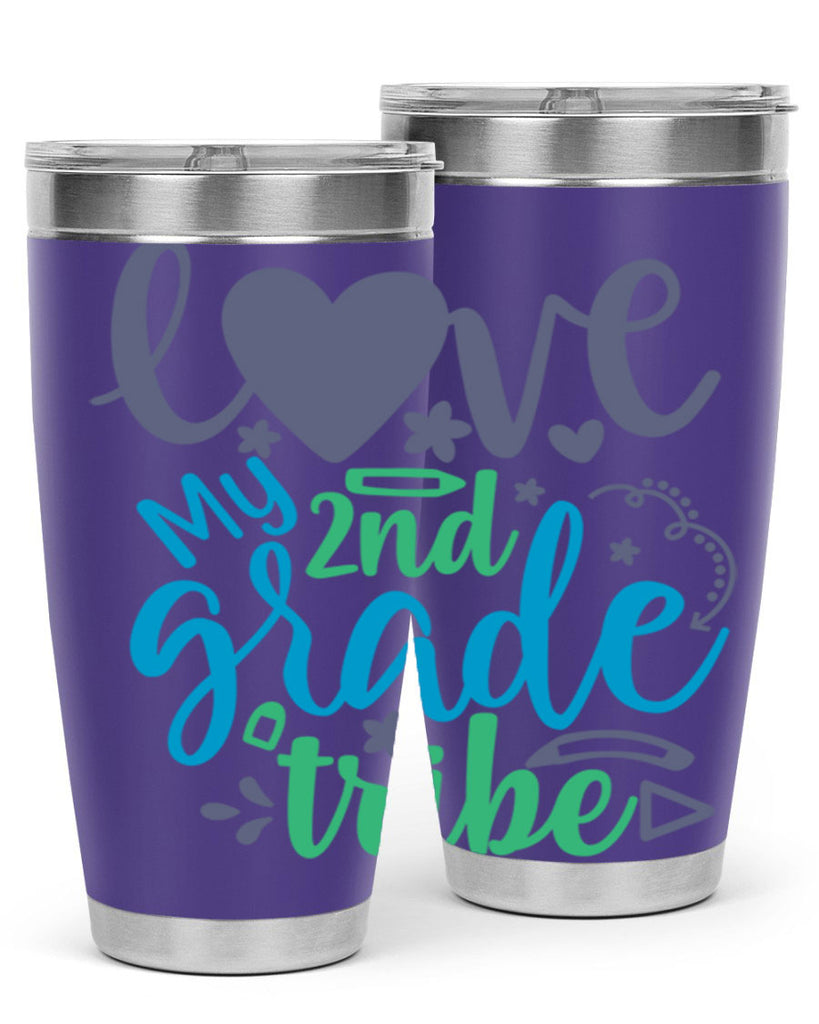 love my 2nd grade tribe 9#- second grade- Tumbler