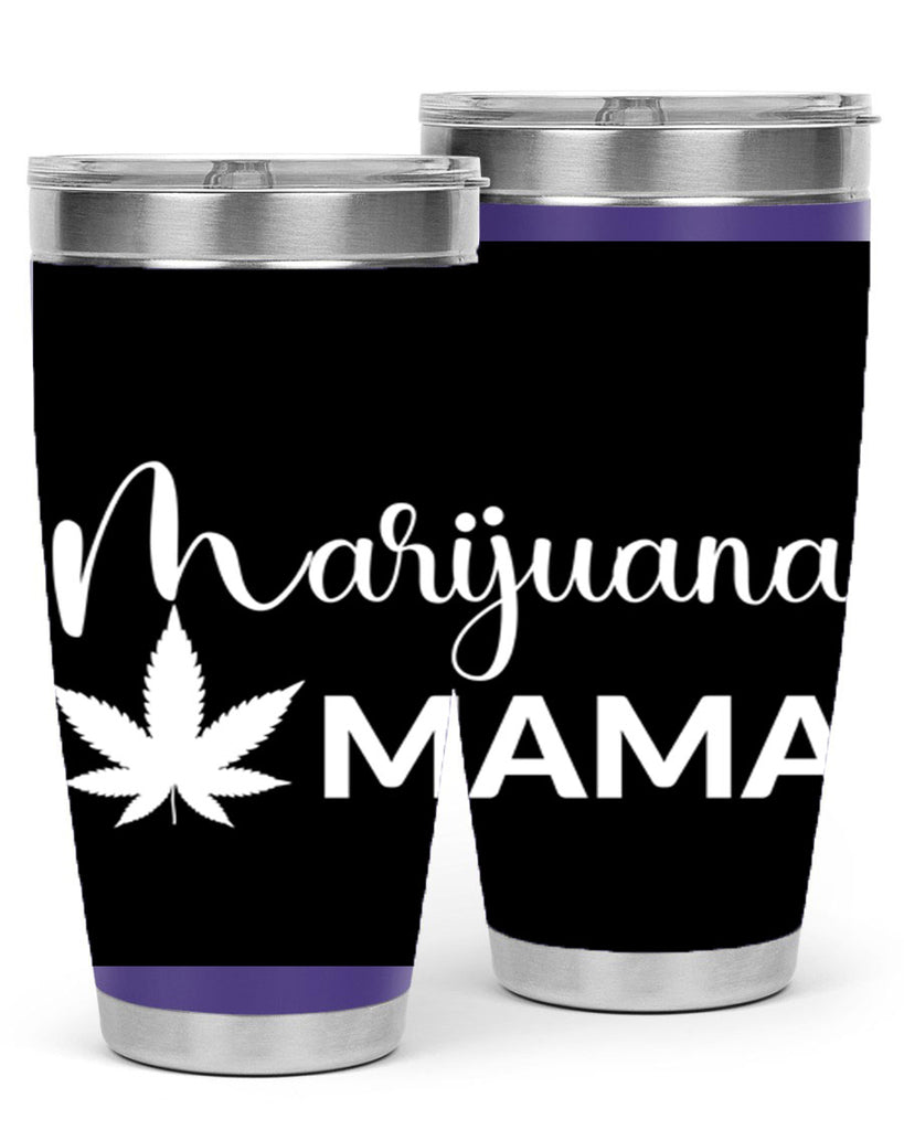 marijuana mama 202#- marijuana- Tumbler