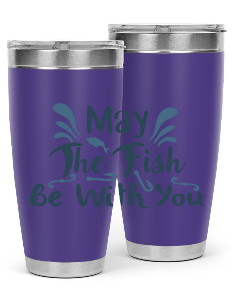 may the fish 54#- fishing- Tumbler