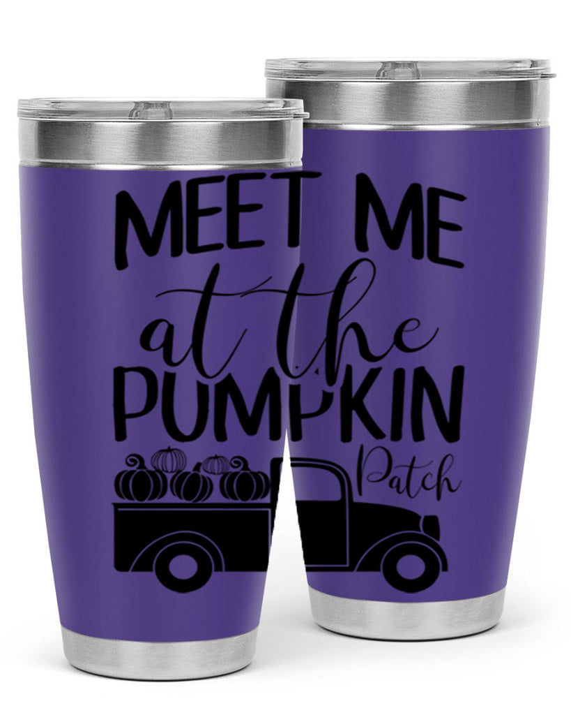 meet me at the pumpkin patch 424#- fall- Tumbler