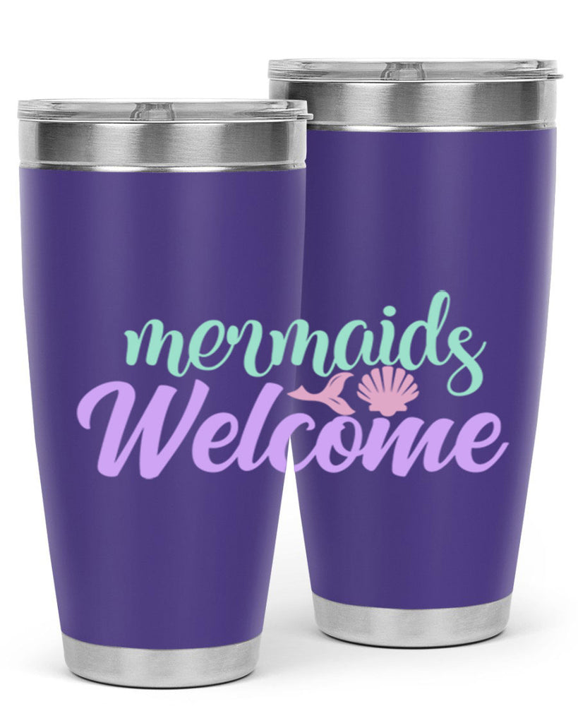 mermaids welcome 6#- mermaid- Tumbler