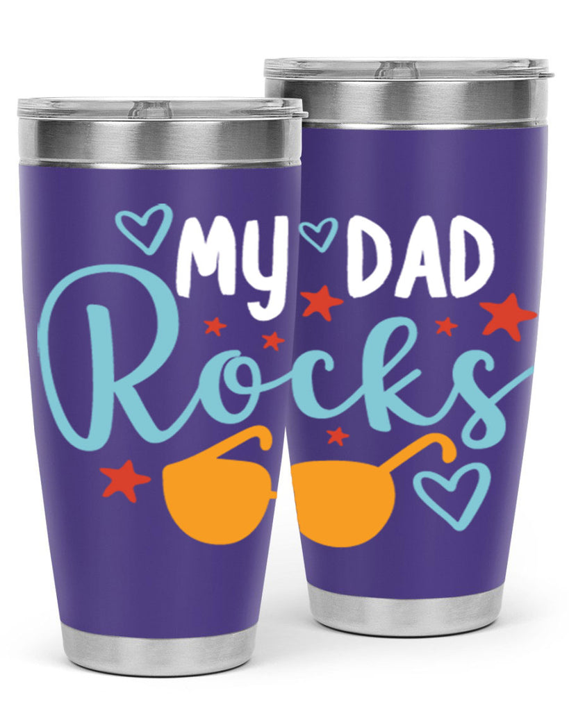 my dad rocks 83#- fathers day- Tumbler