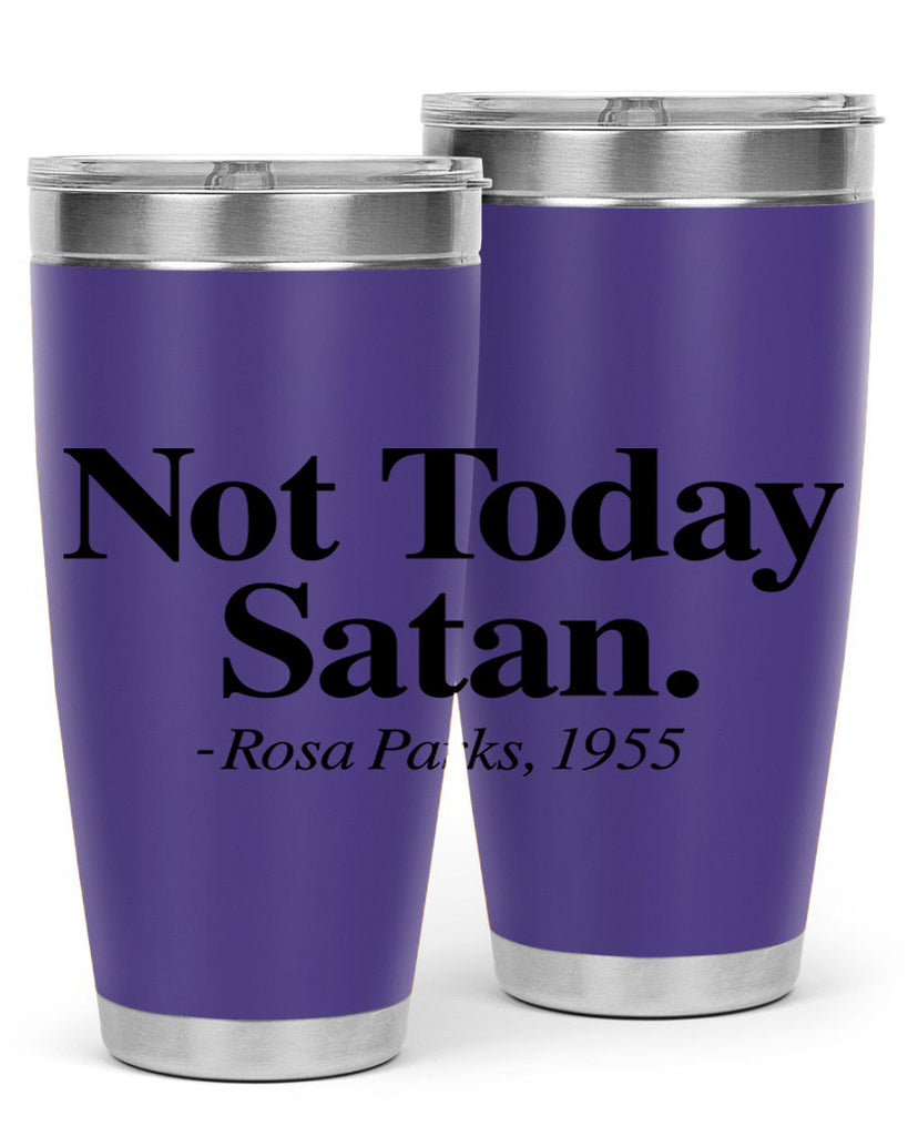 not today satan rosa parks 59#- black words phrases- Cotton Tank