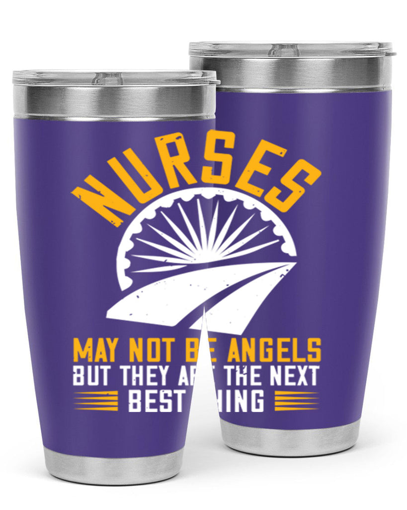 nurses may not be angels Style 265#- nurse- tumbler