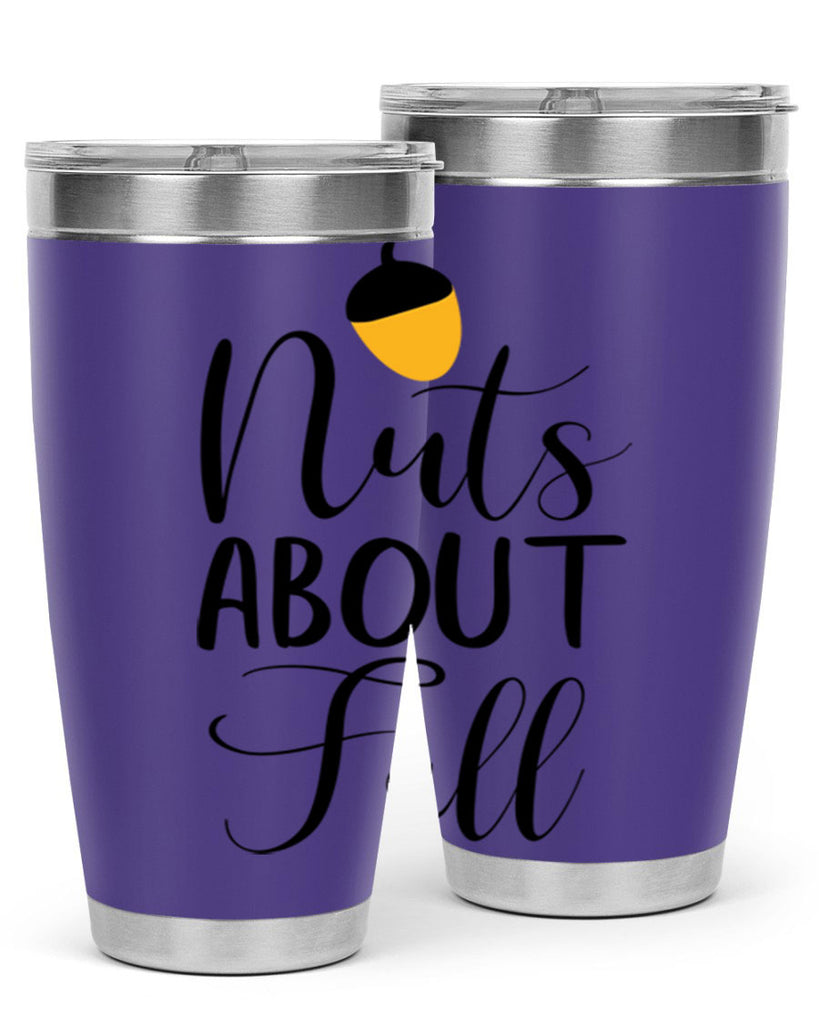 nuts about fall 445#- fall- Tumbler