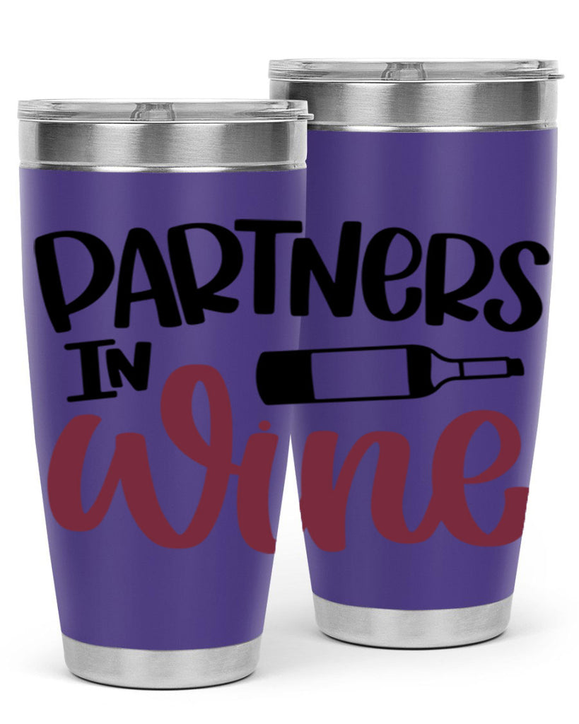 partners in wine 32#- wine- Tumbler