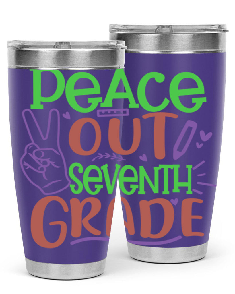 peace out 7th grade 2#- 7th grade- Tumbler