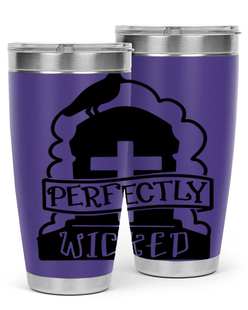 perfectly wicked 33#- halloween- Tumbler