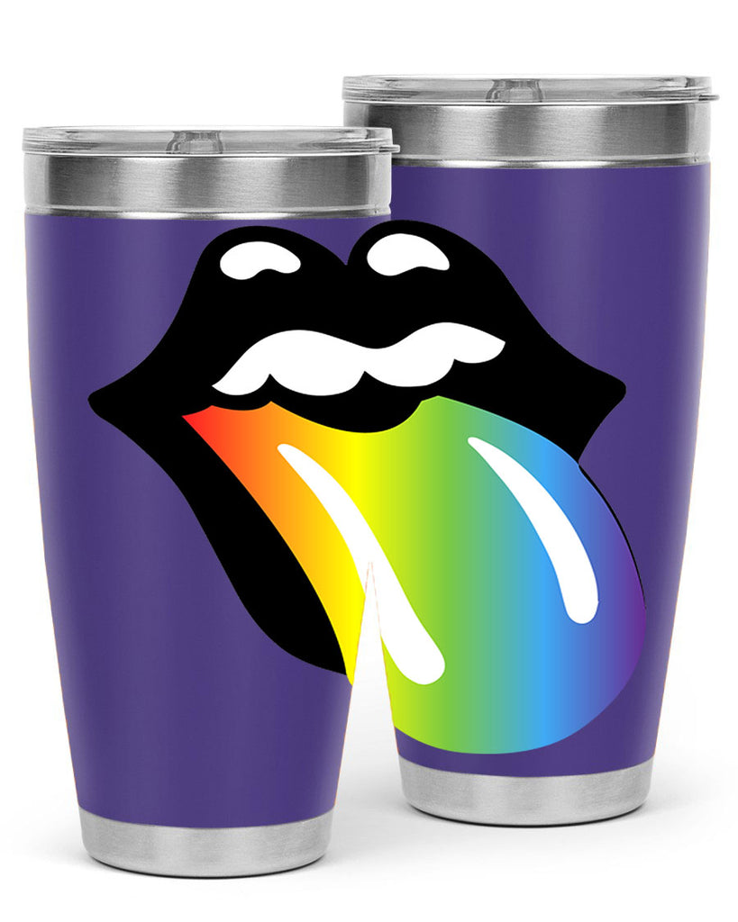 rainbow mouth and tongue 5#- lgbt- Tumbler