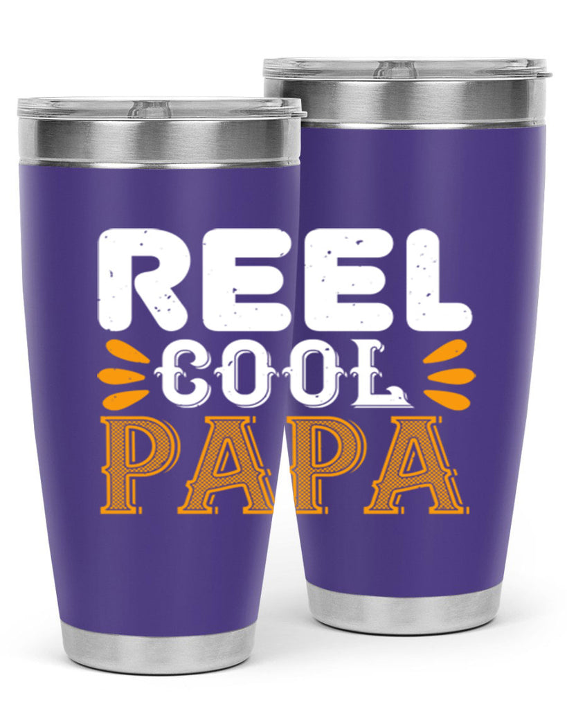 reel cool papa 12#- grandpa - papa- Tumbler