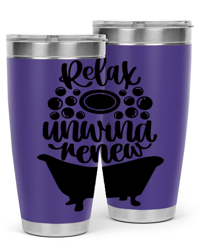 relax unwind renew 19#- bathroom- Tumbler