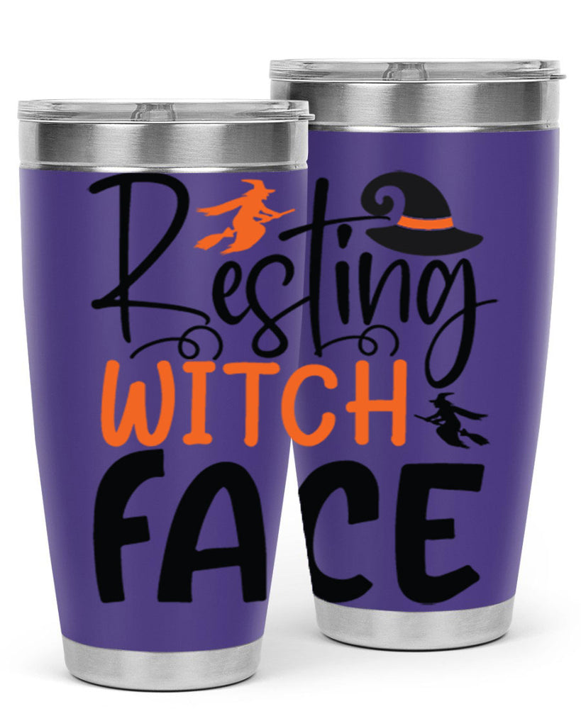 resting witch face 108#- halloween- Tumbler