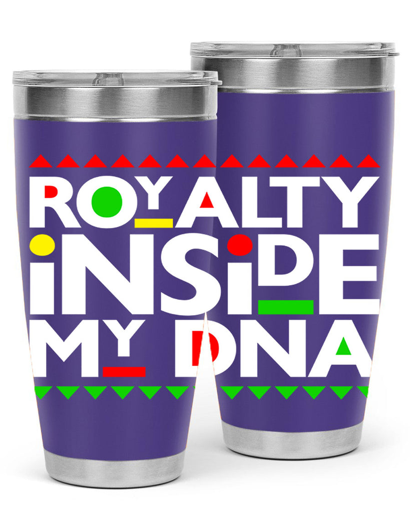 royalty inside my dna 42#- black words phrases- Cotton Tank