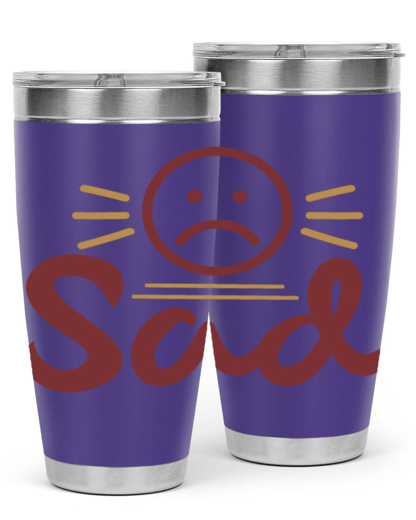 sad 5#- fathers day- Tumbler