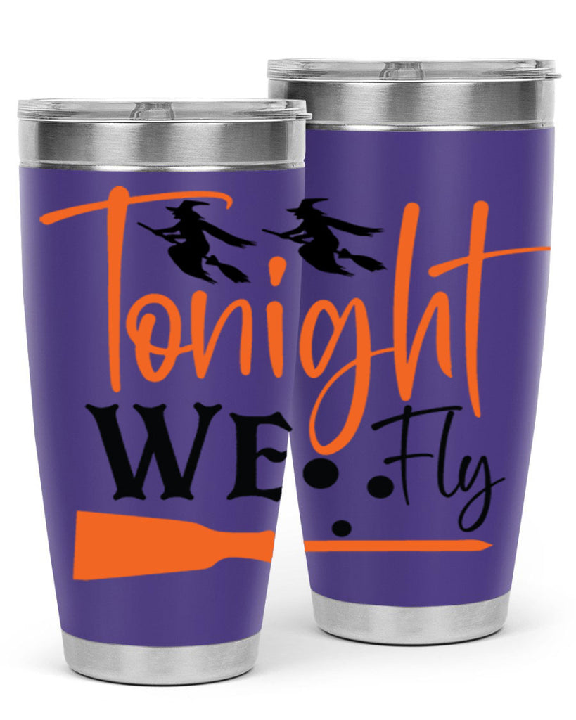 tonight we fly 105#- halloween- Tumbler