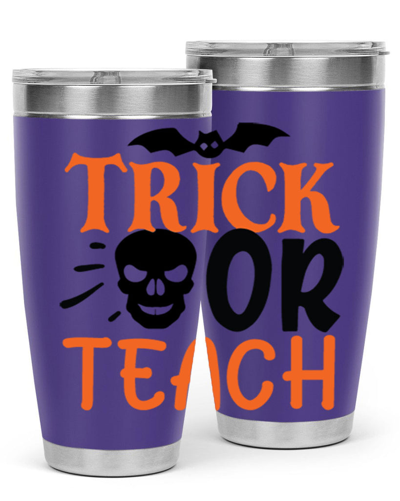 trick or teach 104#- halloween- Tumbler