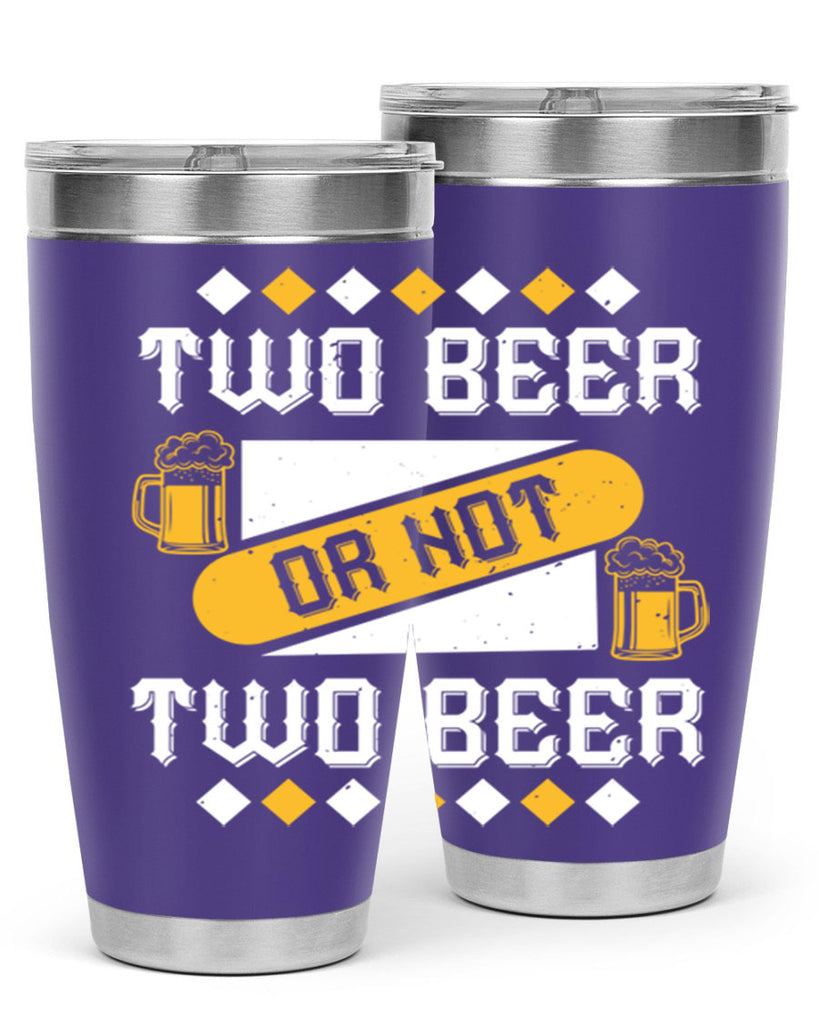 two beer or not two beer 3#- beer- Tumbler