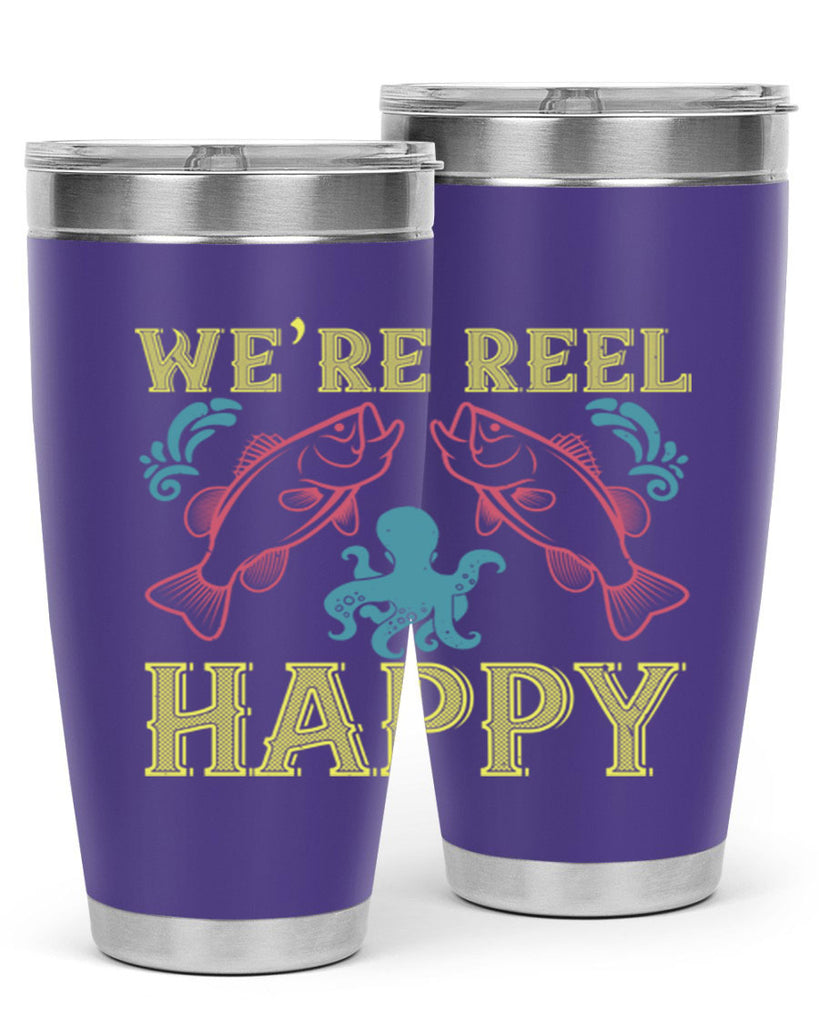 we’re reel happy 233#- fishing- Tumbler