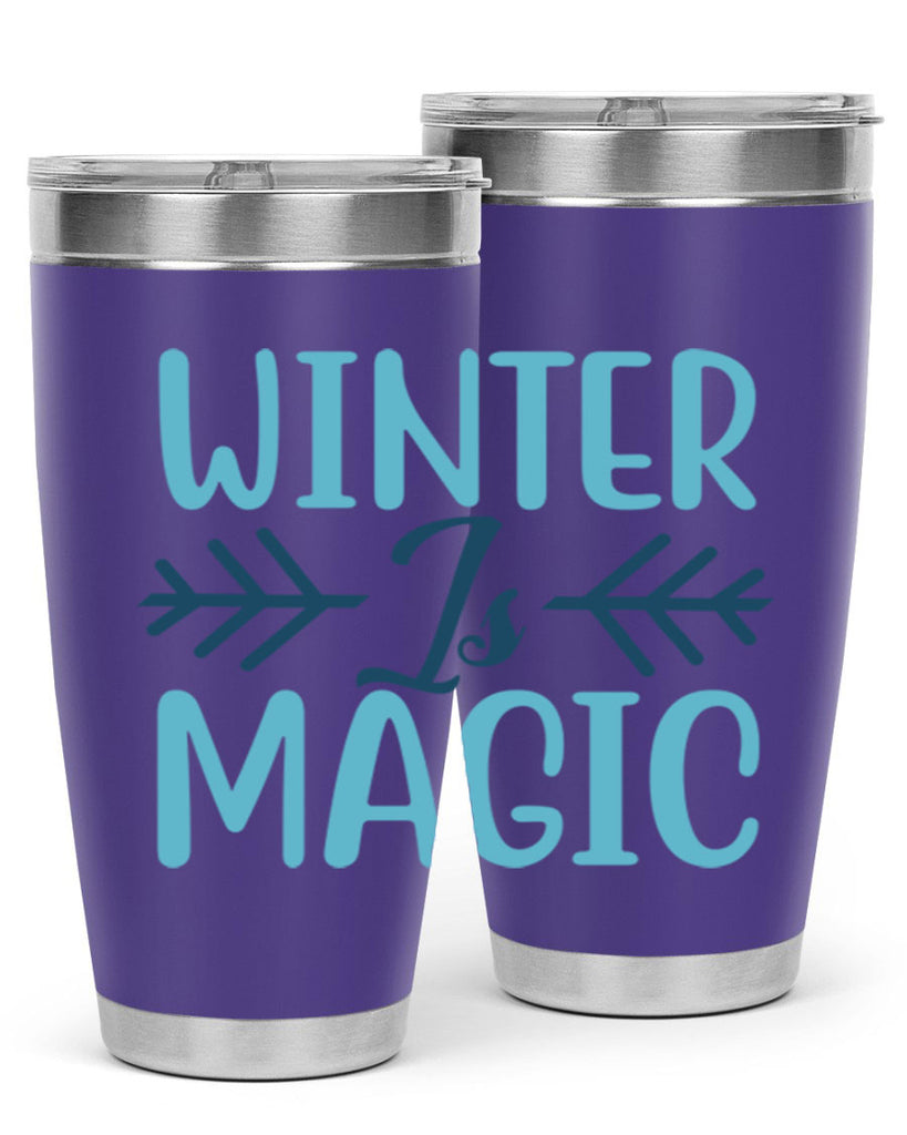 winter is magic 506#- winter- Tumbler