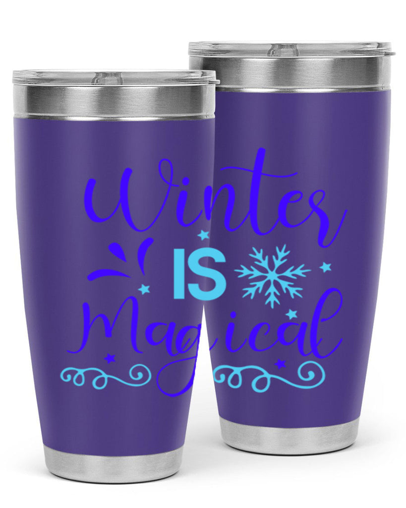 winter is magical 510#- winter- Tumbler