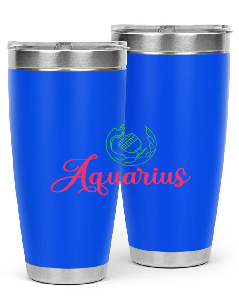 Aquarius 70#- zodiac- Tumbler