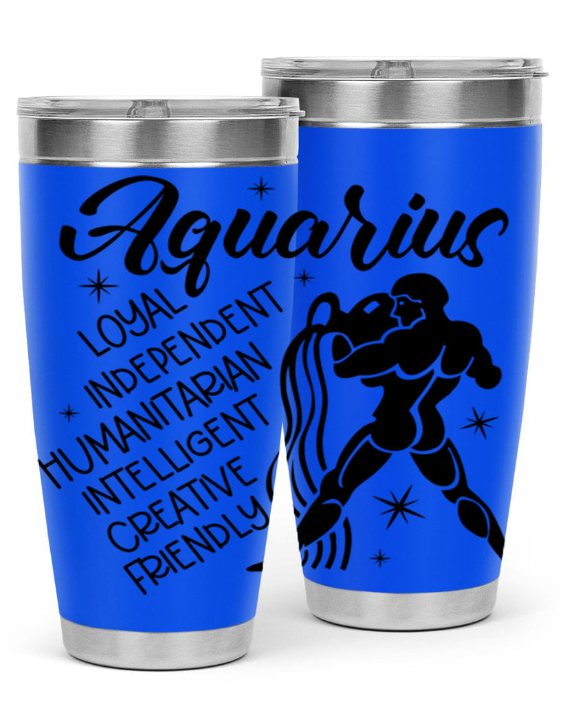 Aquarius 72#- zodiac- Tumbler