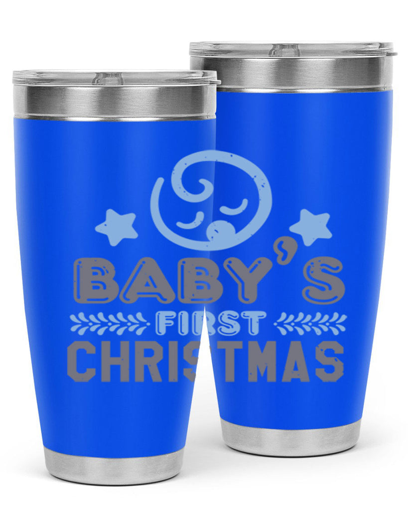 Baby First Christmas Style 2#- baby shower- tumbler