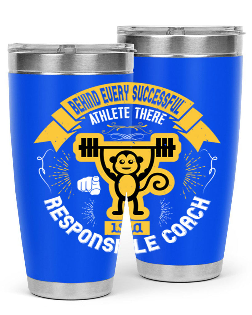 Behind every successful athlete there is a responsible coach Style 2#- coaching- tumbler