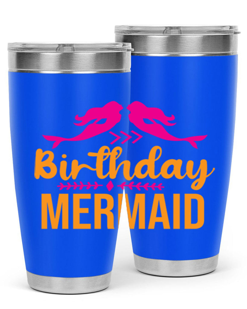 Birthday Mermaid 69#- mermaid- Tumbler