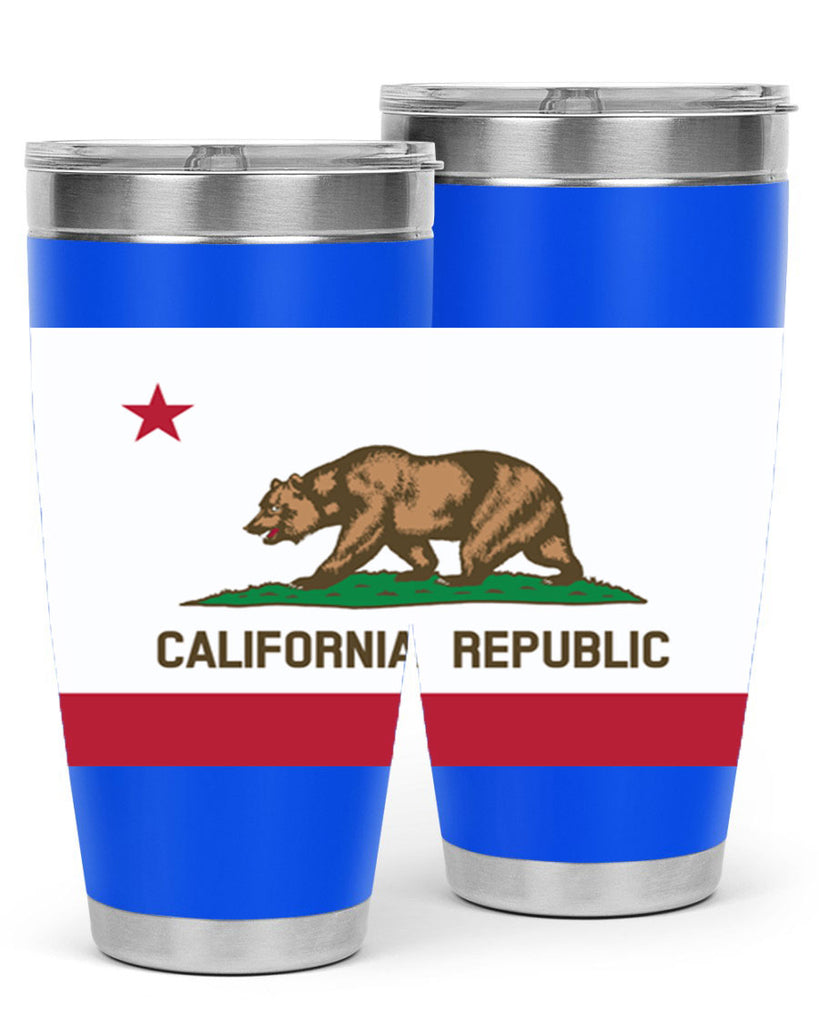 California 47#- Us Flags- Tumbler