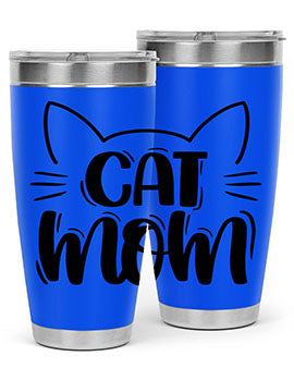 Cat Mom Style 85#- cat- Tumbler