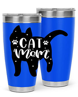Cat Mom Style 86#- cat- Tumbler
