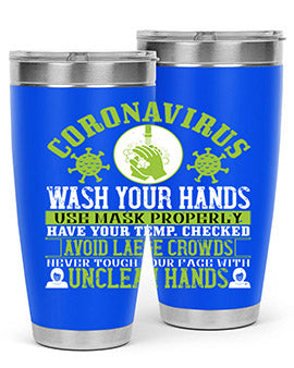 Coronavirus Wash Your Hands Use Style 1#- corona virus- Cotton Tank