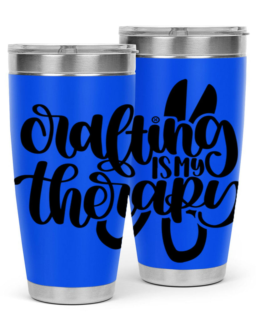 Crafting Is My Therapy 33#- crafting- Tumbler