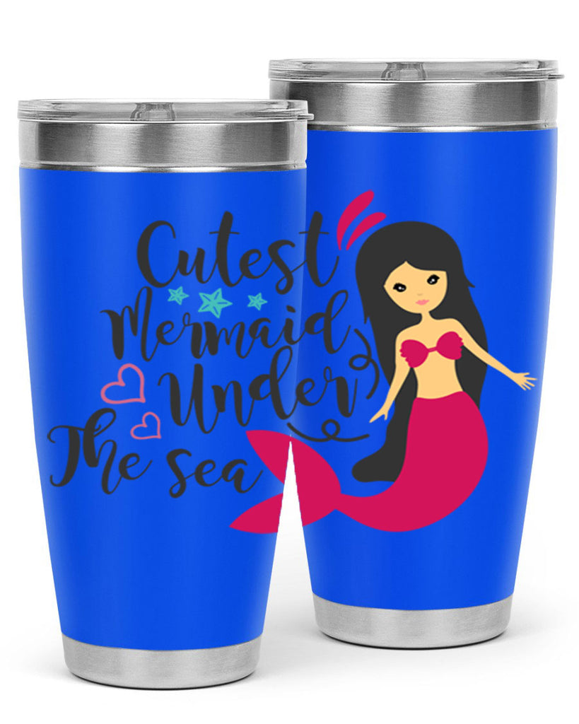 Cutest Mermaid under the sea 95#- mermaid- Tumbler