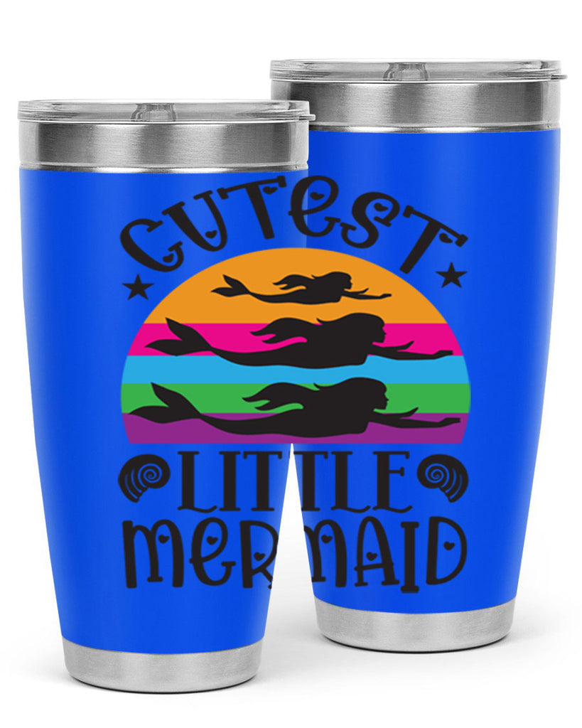 Cutest little mermaid 96#- mermaid- Tumbler
