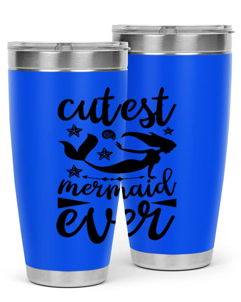 Cutest mermaid ever design 103#- mermaid- Tumbler